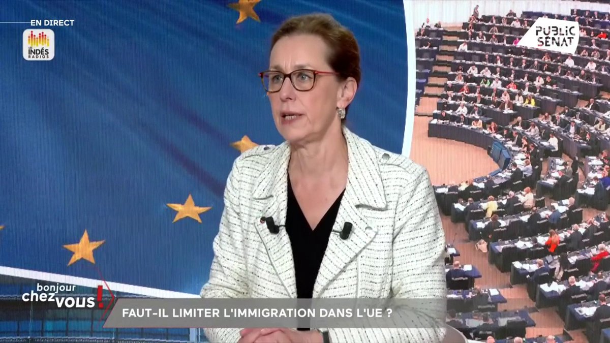 "Il faut vous mettre à travailler, vous retrousser les manches et venir un tout petit peu en commission" lance Fabienne Keller, députée européenne Renaissance à l'eurodéputé (RN) Philippe Olivier #BonjourChezVous
