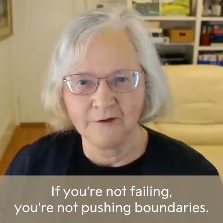 "If you're not failing, you're not pushing boundaries." Hear medicine laureate Elizabeth Blackburn speak about the valuable lessons we can learn from failure. #NobelPrize