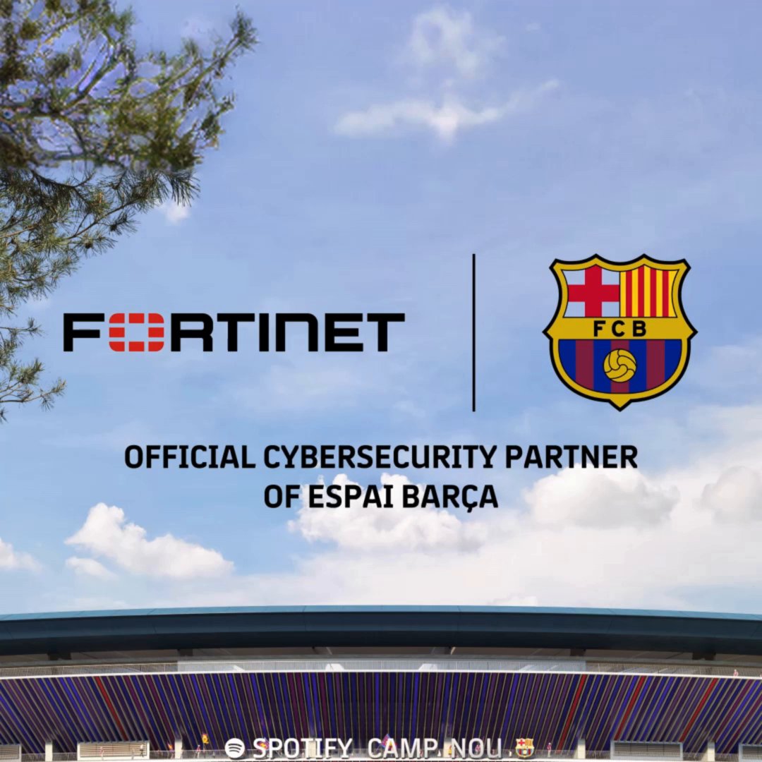 It’s official! ⚽️ We’re proud to announce that FC Barcelona has selected #Fortinet as the official #cybersecurity partner for its new Spotify Camp Nou stadium, leveraging our #SecurityFabric platform. 🏟️ Get all the details:
