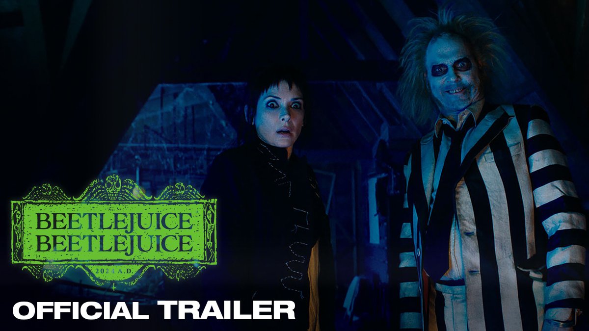 The new trailer for ‘BEETLEJUICE 2’ has been released. In theaters on September 6.