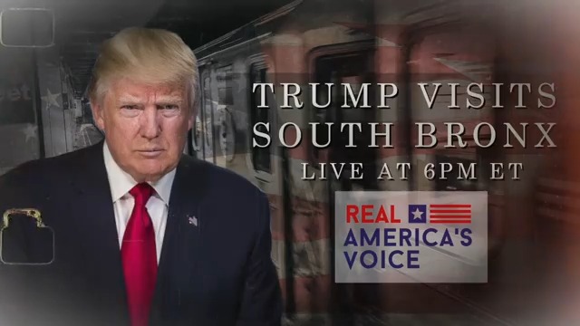 PRESIDENT DONALD TRUMP TO VISIT SOUTH BRONX, NY While Joe Biden Hides Away, Donald J. Trump is Out Talking to the American People! 🇺🇸 Join us TONIGHT at 6 PM ET to watch Donald J. Trump's campaign event at Crotona Park in the South Bronx!