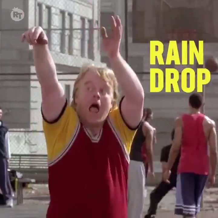 Emir Han Phillip Seymour “WHITE CHOCOLATE” Hoffman with his buddy Ben “OLD SCHOOL” Stiller bringing his “RAIN DANCE” of quotes with such conviction in Along Came Polly against Sasquatch . . . Now if they can only make a “RAIN DROP” bucket 🏀 Love this scene