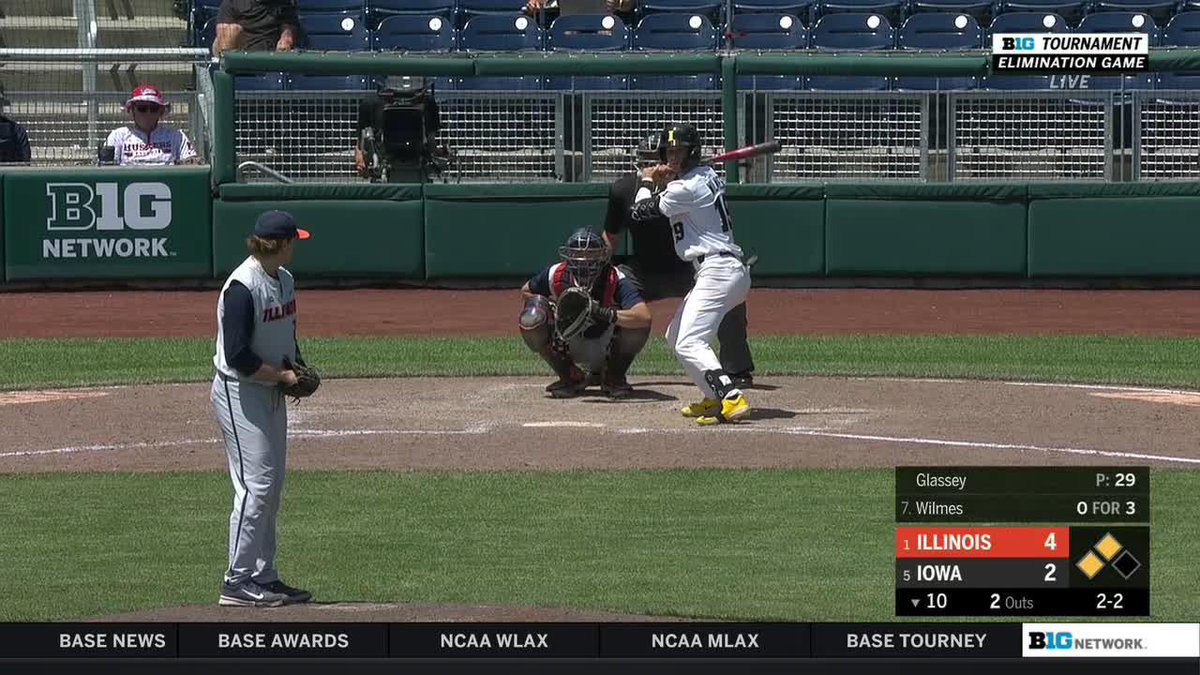 FINAL | FIRE US UP Joe Glassey!!! #Illini 4, Iowa 2