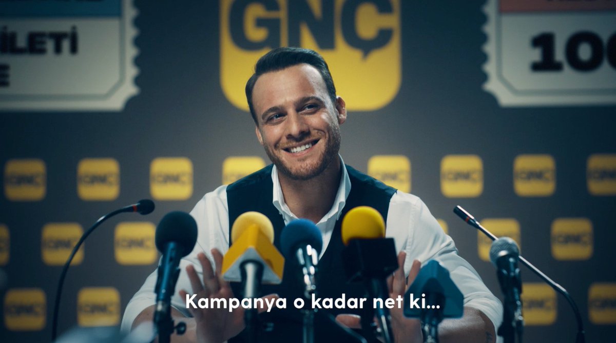 Efsane GNÇ kampanyası geri döndü! 🤩 GNÇ uygulamasına gel, 1 sinema bileti alana 1 sinema bileti hediye ve 100 TL yemek çeki fırsatlarını kaçırma.