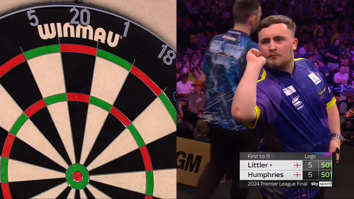 🚨 LITTLER HITS A NINE-DARTER! 🚨 Luke Littler hits a nine-darter in the Premier League final! 🤯 📺 #PLDarts | Play-Offs | Final