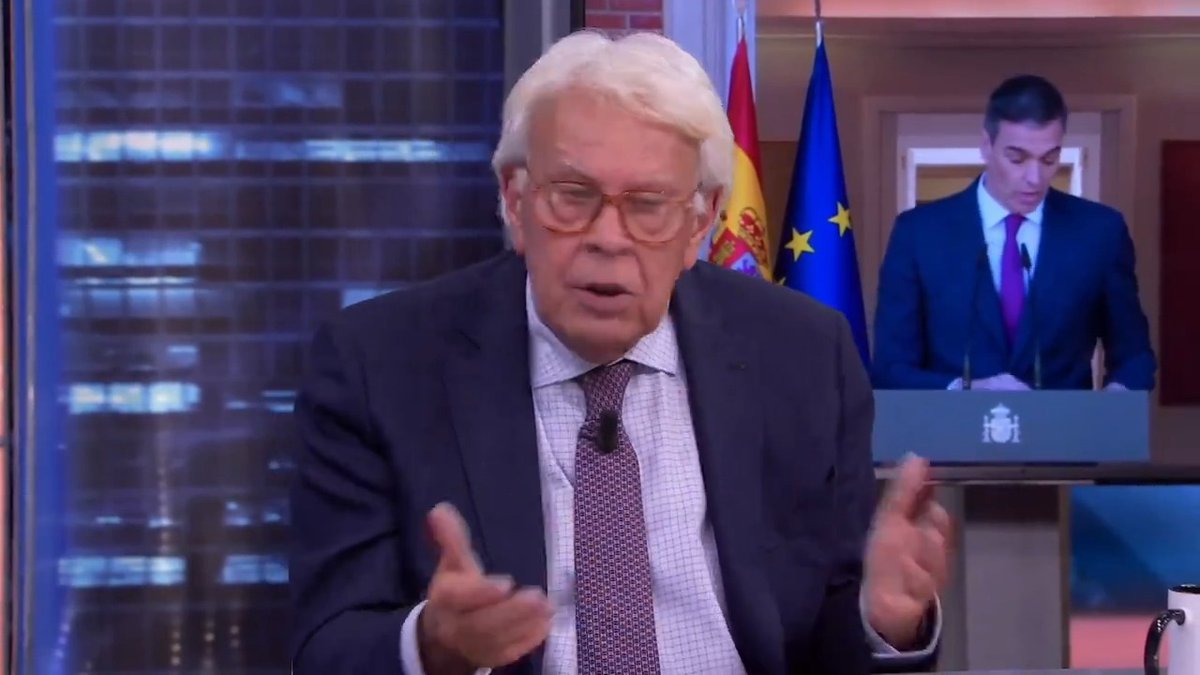 La opinión de Felipe González sobre la carta a la ciudadanía de Pedro Sánchez #FelipeGonzálezEH