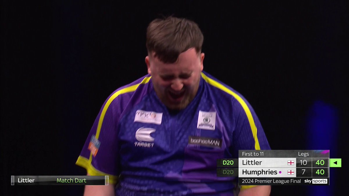 BREAKING: Luke Littler has won the Premier League Darts title 🏆🎯