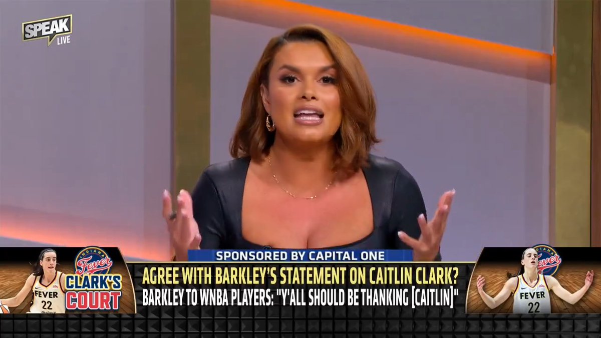 .Joy Taylor responds to Barkley's statement on Caitlin Clark.