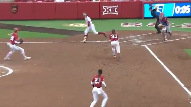 Big DOUBLE PLAY 😎 #RoadToWCWS x 🎥 ESPN2 / Oklahoma Softball