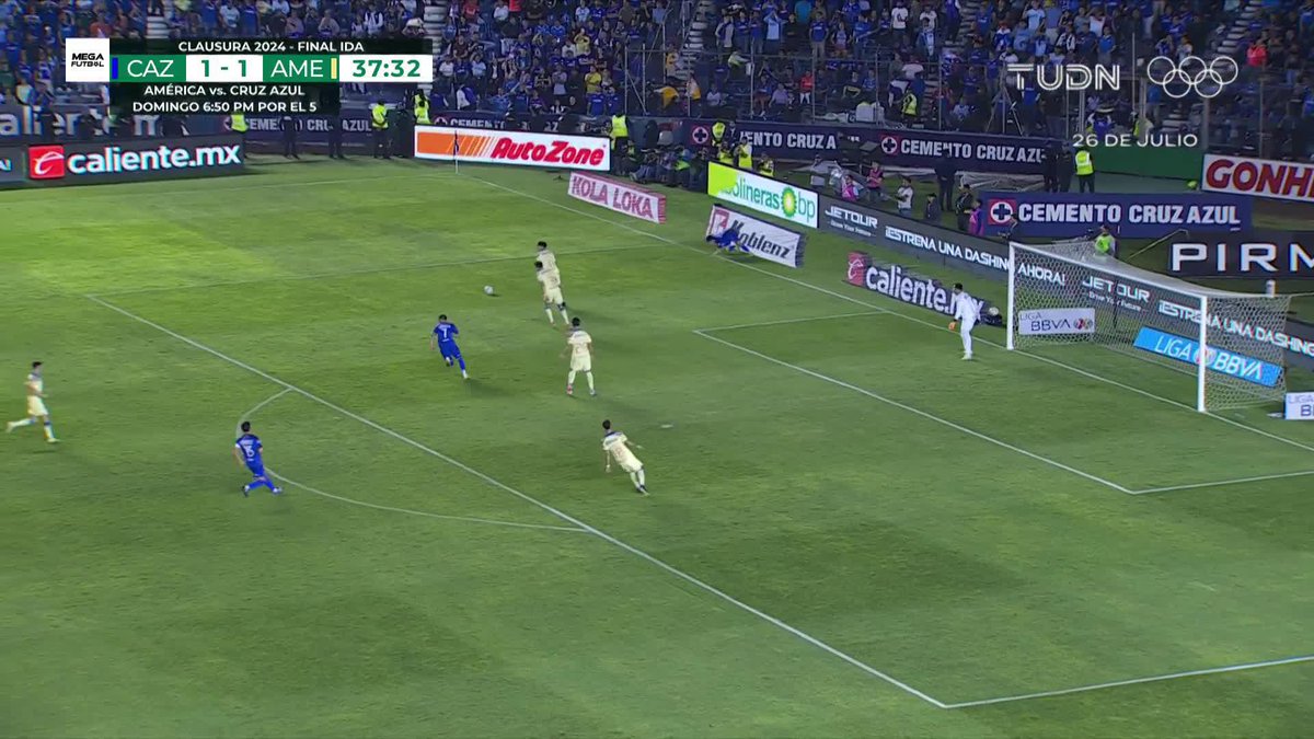 ¡Malagóóóóóóón! 🦅 🚂 Cruz Azul 1-1 América 🦅 🔴 EN VIVO: Canal 5 📺 #PorTiPacoVilla #ElCampeonSera