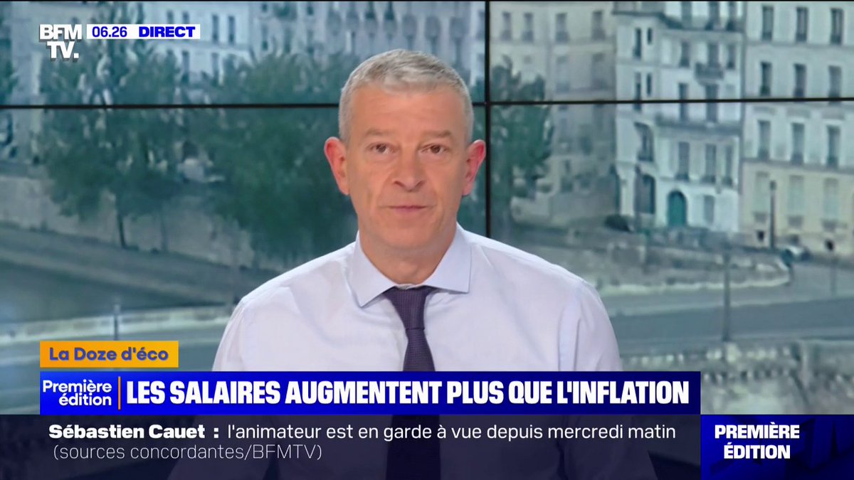 Les salaires sont dans le vert et augmentent plus que l'inflation... Et cette tendance devrait continuer L'édito éco de Nicolas DOZE - LCI