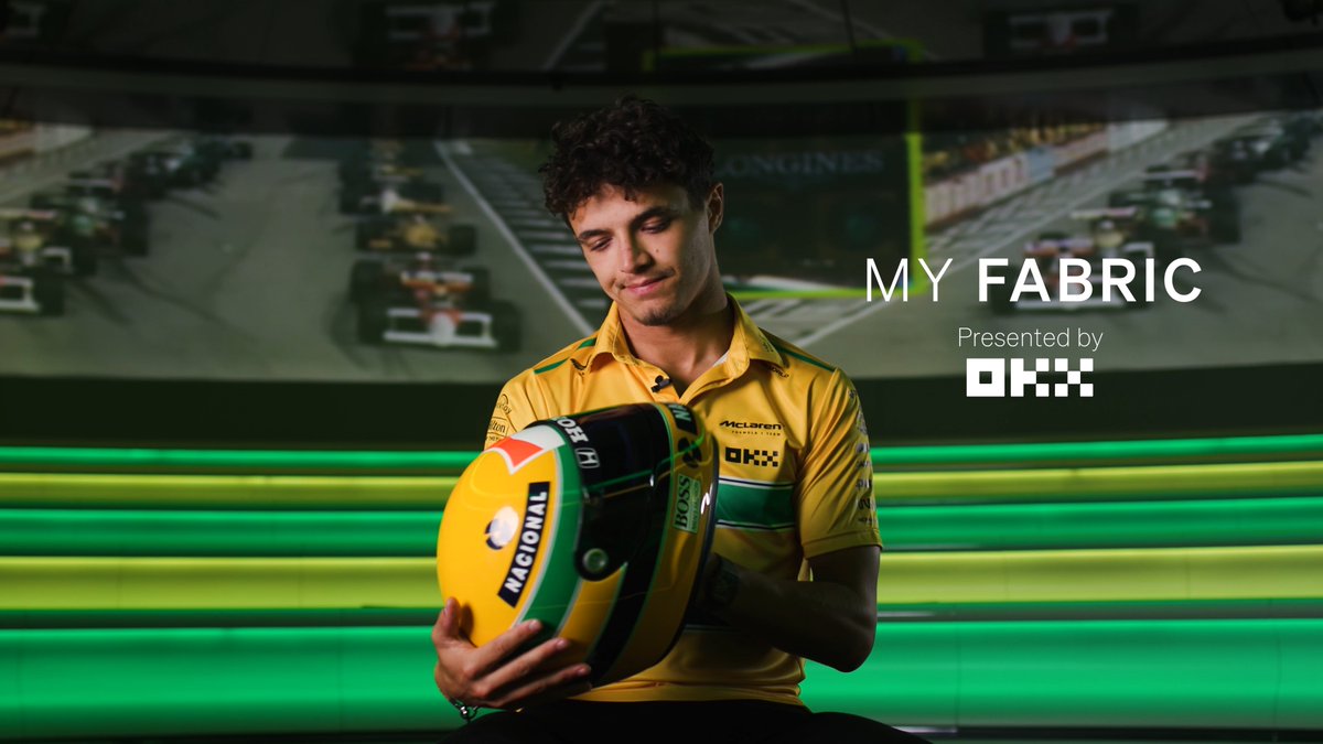 Nothing but admiration and respect for one of the greatest to ever do it. ๐ Lando and Oscar pay tribute to the incredible Ayrton Senna in our episode of My Fabric with OKX. #Senna30