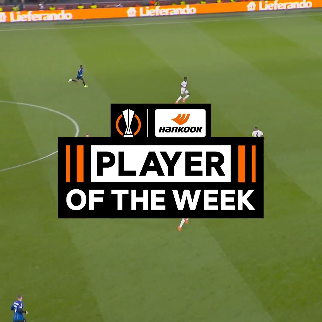 There could only be one winner ⚽️⚽️⚽️ 🥇 Ademola Lookman is your Player of the Week 👏 Hankook Reifen || #UELPOTW || #UEL