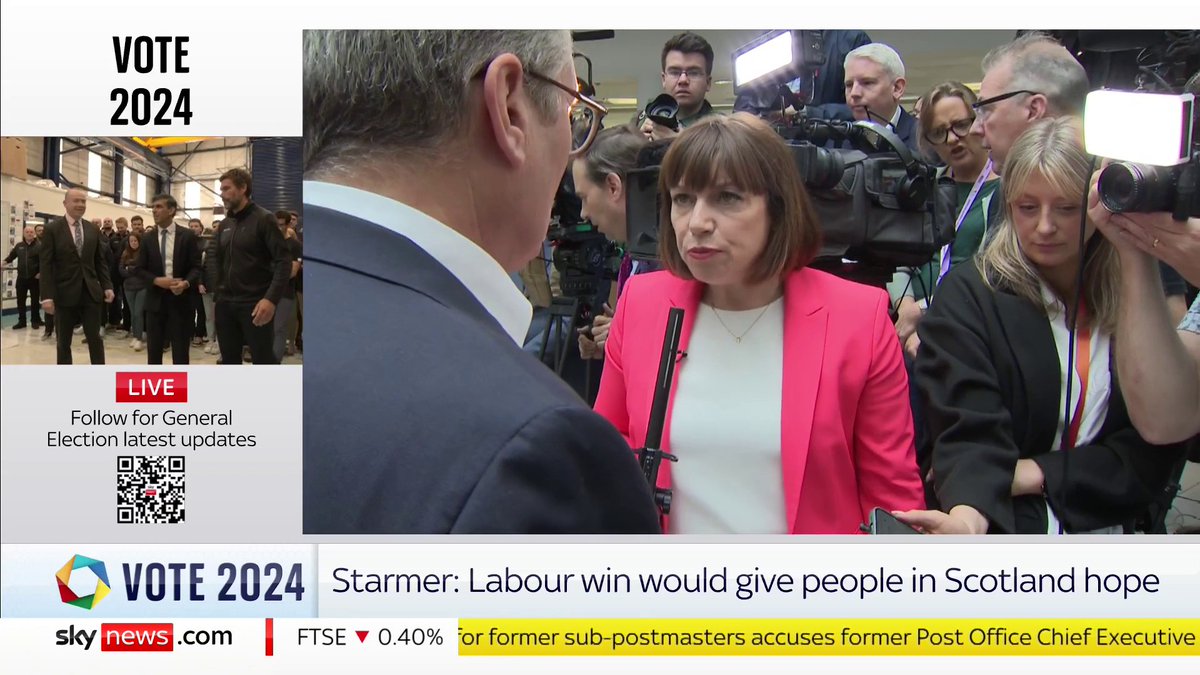 "Scotland is absolutely vital to a Labour government" Sky's Political Editor Beth Rigby speaks to Sir Keir Starmer following Labour's election campaign launch in Glasgow. 📺 Sky 501, Virgin 602, Freeview 233 and YouTube