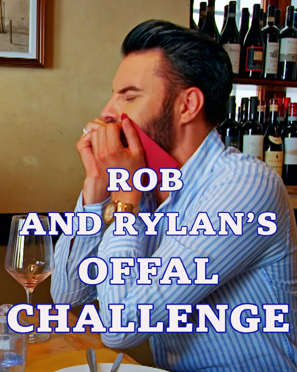 🤮 Scroll past if you’re eating! Rob Rinder treats R Y L A N to what turns out to be a rather 🍽️ offal meal in Florence… 📺 Rob and Rylan's Grand Tour - all episodes streaming now on #iPlayer.