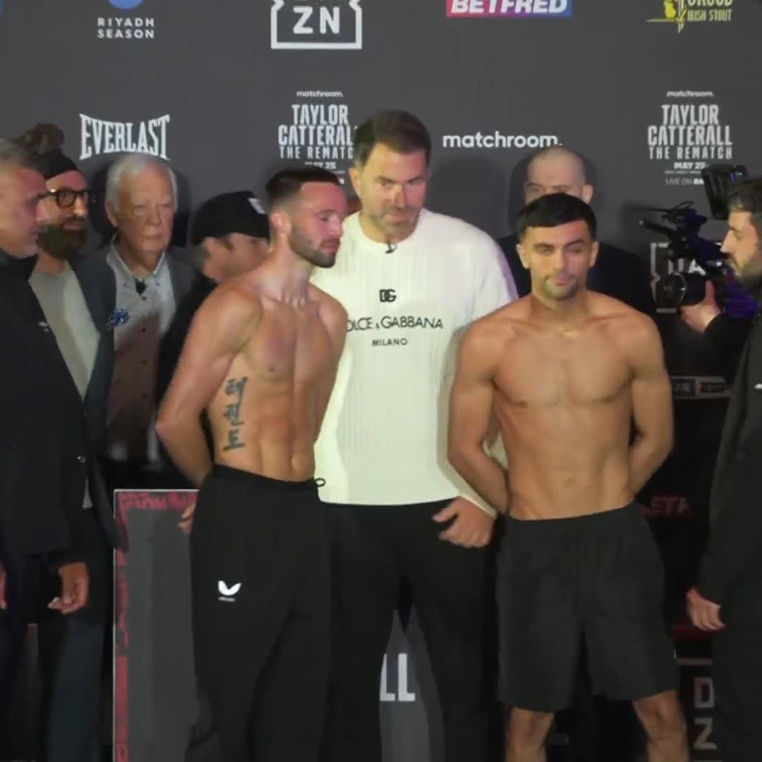 INTENSE FINAL FACE OFF 🍿 🥊 Josh Taylor 🆚 Jack Catterall Who wins and how? 👀 🎬 Matchroom Boxing #TaylorCatterall2 | #BoxingHype