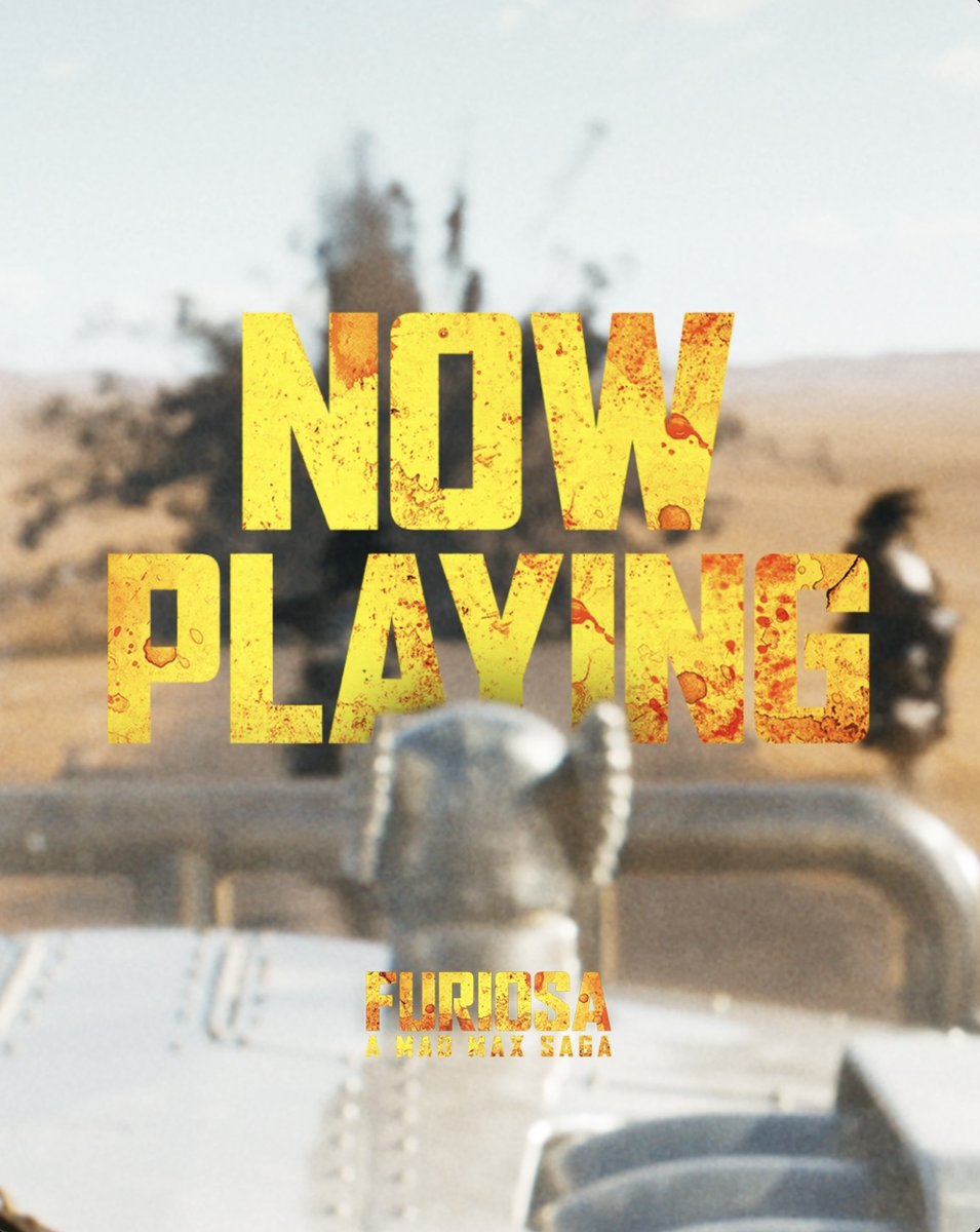 What are you waiting for? FURIOSA: A MAD MAX SAGA is NOW PLAYING only in theaters. Get your tickets today: #FURIOSA #MADMAXFURIOSA