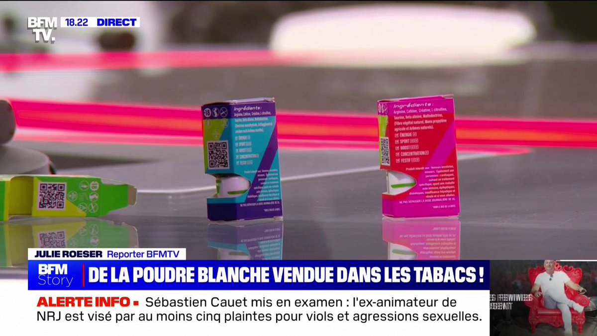 Une poudre blanche "légale" qui rappelle la cocaïne vendue dans les tabacs