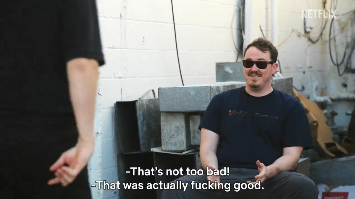 Get to work. Tires, a new comedy from Shane Gillis, is now playing.