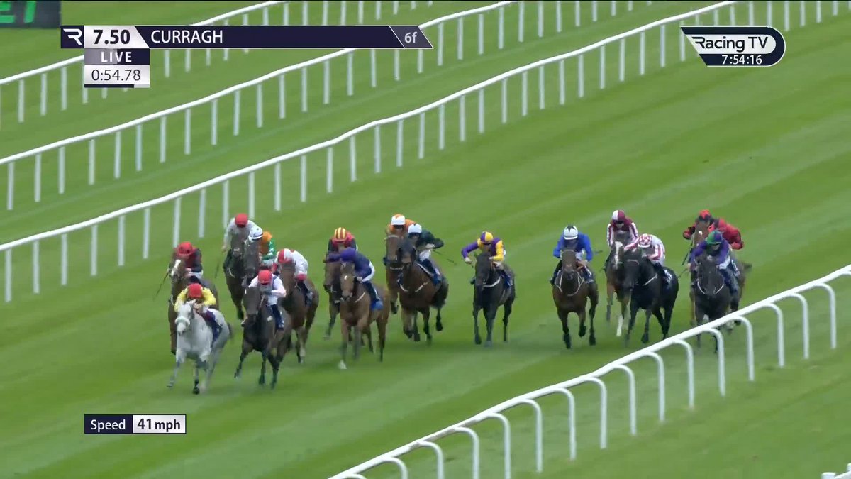 100/1 winner! 🤩 Outsider Red Letter Bray wins on his first start for new connections, showing great tenacity under Leigh Roche for Liam Cusack 💥 Irish Stallion Farms | The Curragh Racecourse