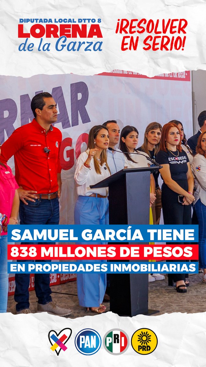 Las propiedades de Samuel García suman un valor de 838 millones de pesos. Considerando que gana al año poco más de un millón 10 mil pesos, necesitaría más de 800 años de sueldo como gobernador para justificar el pago de estas propiedades.