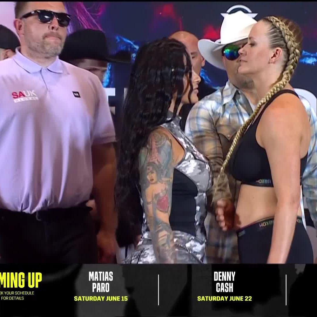 Spicy start to the weigh-in 🌶️ You won't want to miss this. #XSeries15 | Misfits Boxing | May 25