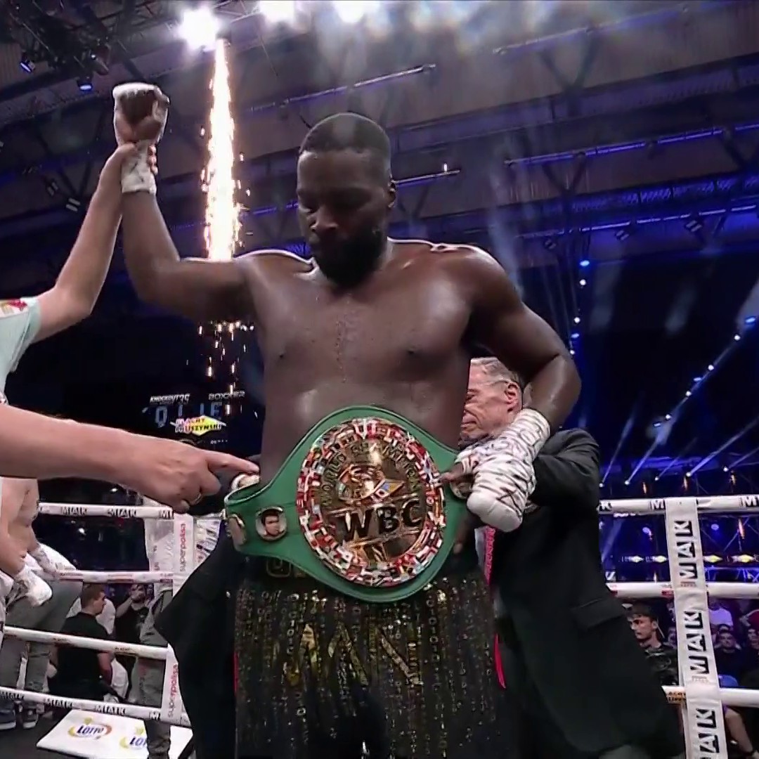 The new bridgerweight champion of the world 🌎 #RozanskiOkolie