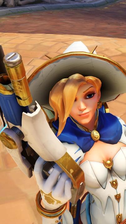 Mercy 1v1 fights be like 💥 Tag a Mercy main who can relate 🪽