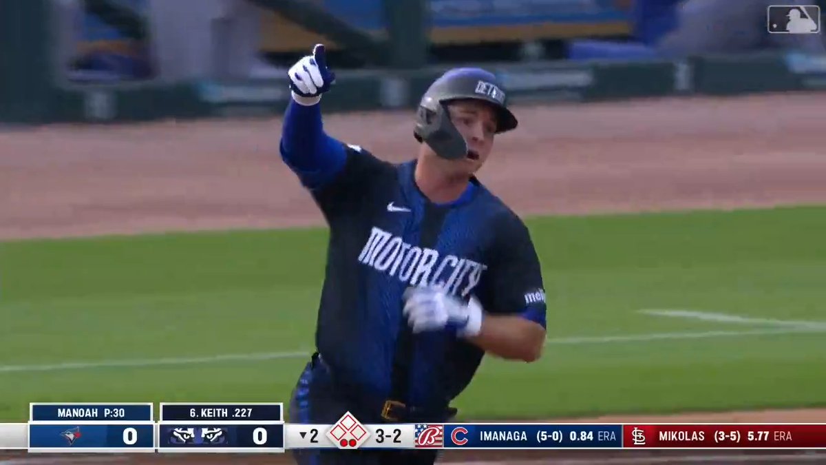 First Major League home run for Colt Keith! 👏