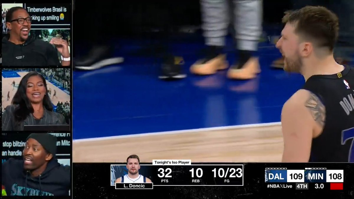🗣️ "WHAT DID I TELL YOU?!" 🏁 Jamal Crawford CALLED LUKA'S GAME-WINNER RIGHT BEFORE IT HAPPENED 🤣 #NBAXLive