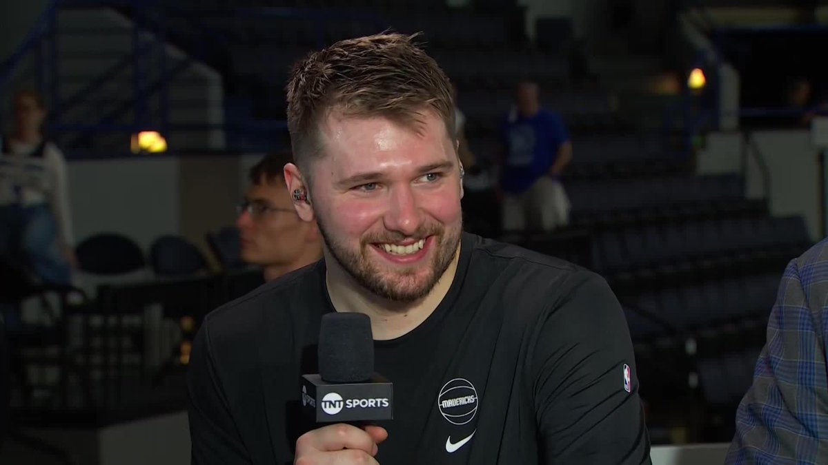 Luka: "I can't move fast, but I can move faster than him." 😅