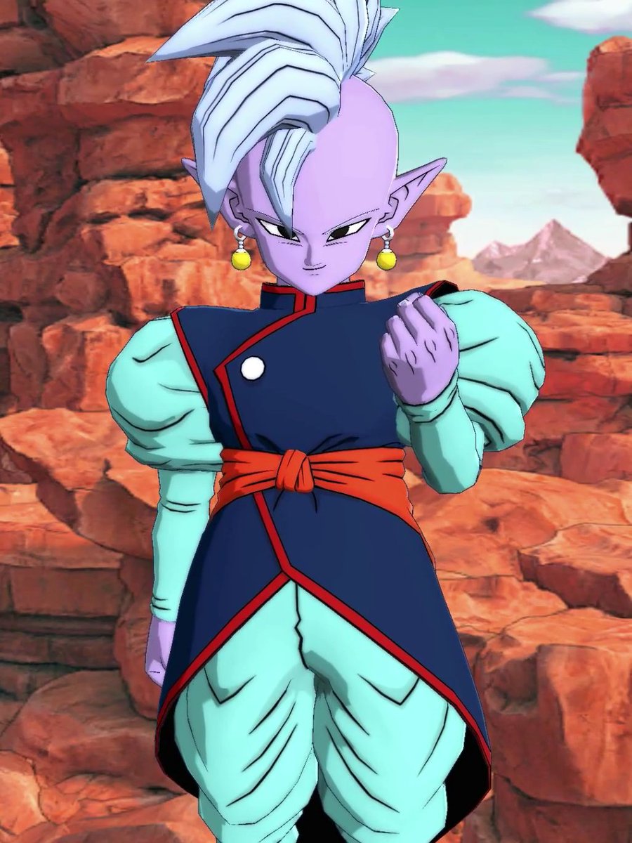 [East Supreme Kai Shin Is Coming!] Buff allies &amp; debuff your enemy! On cover change, inflict all enemies with Draw Speed Down, plus No Switching (3 counts)! When Shin is switched to standby or defeated, allies get a boost to damage inflicted! #DBLegends #DBL6thAnniversary