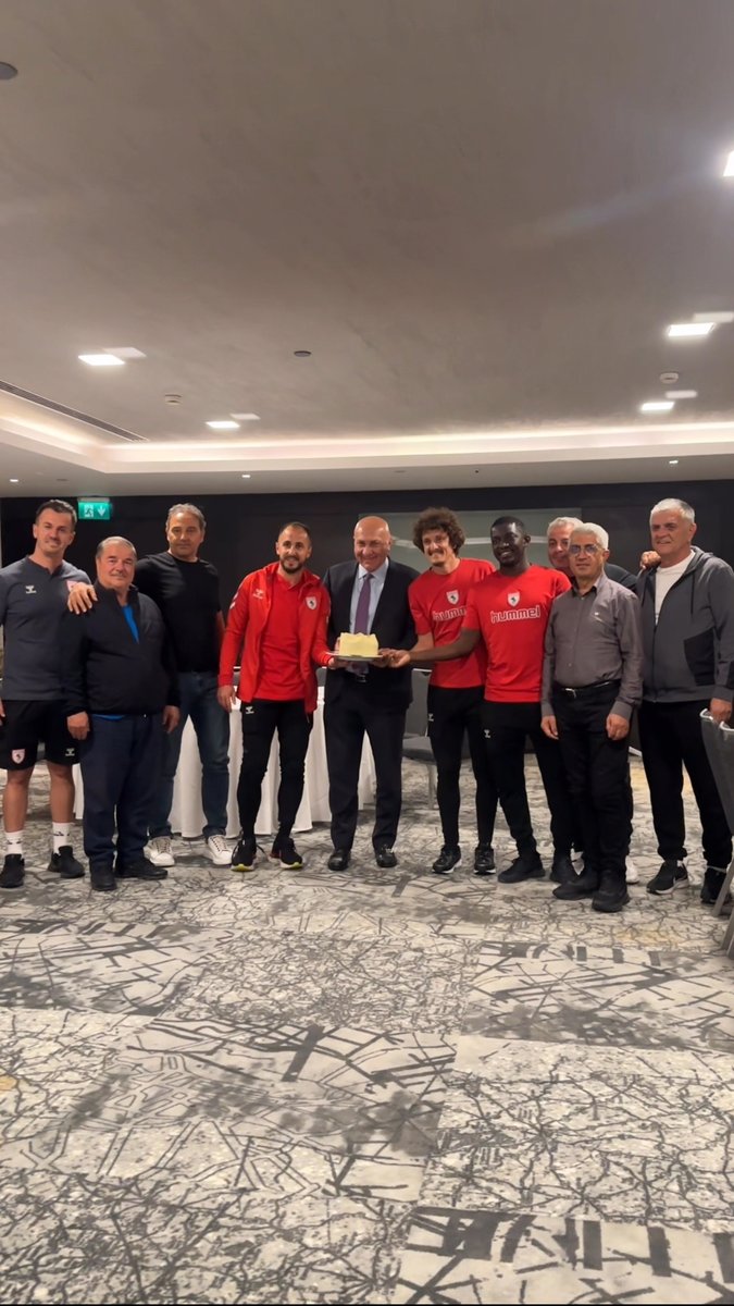 Başkanımızın doğum gününü kutladık. ❤️🤍 #YükselYıldırım #Samsunspor