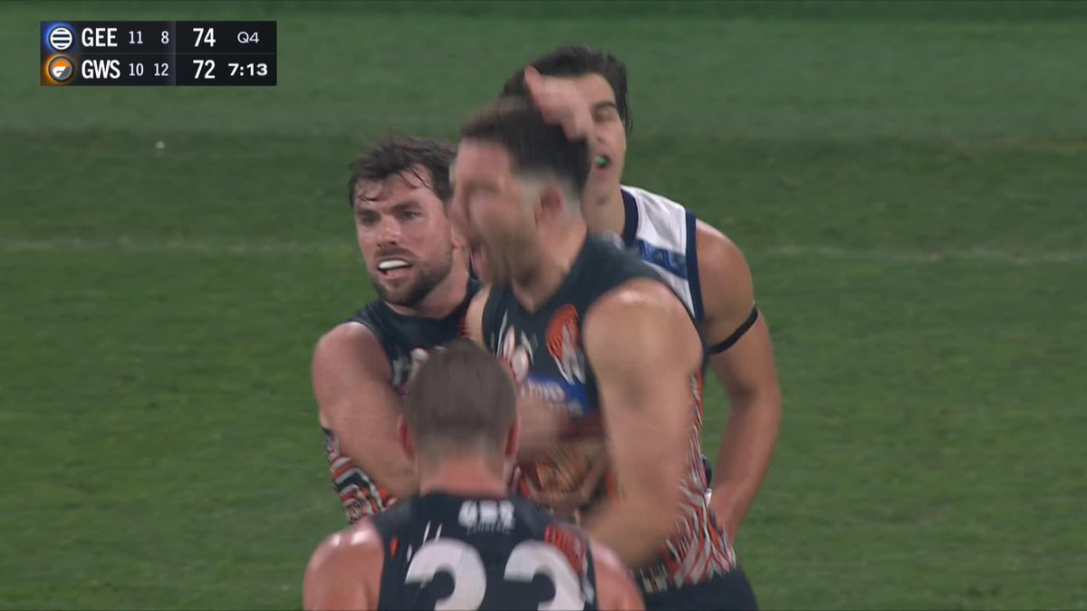 TOBY, the man for the moment 😮‍💨 #AFLCatsGiants