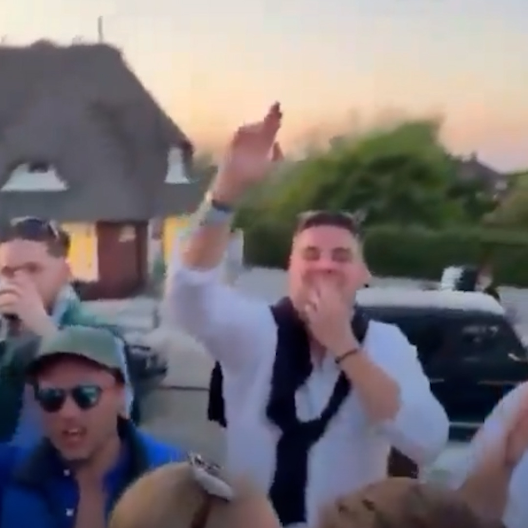 NEW - Viral video shows young people singing "Germany for the Germans, foreigners out, foreigners out" on the island of Sylt, Germany.