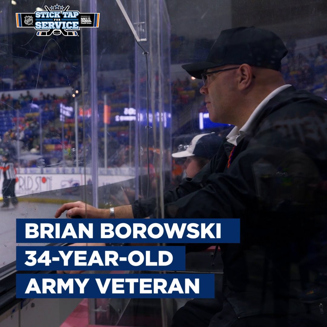 Fayetteville, North Carolina local and Navy Federal Credit Union Stick Tap for Service Finalist, Brian Borowski, is making an impact both on and off the ice! More details ➡️