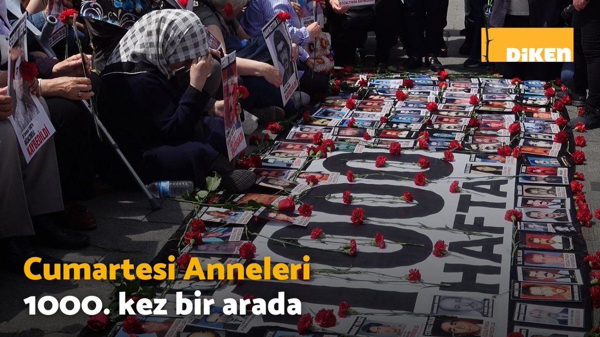 Cumartesi Anneleri 1000. kez bir arada ❝Adalet aramaktan asla vazgeçmiyoruz❞ Video haber: Aytuğ Özçolak #CumartesiAnneleri1000Hafta