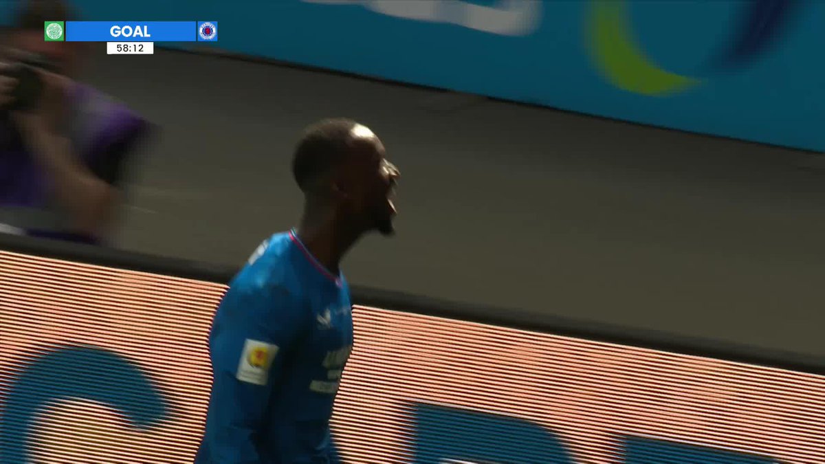 Sima thought he'd scored for Rangers, but it was ruled out after a VAR review! ❌ A MASSIVE moment in this #ScottishCup final 🏴🏆