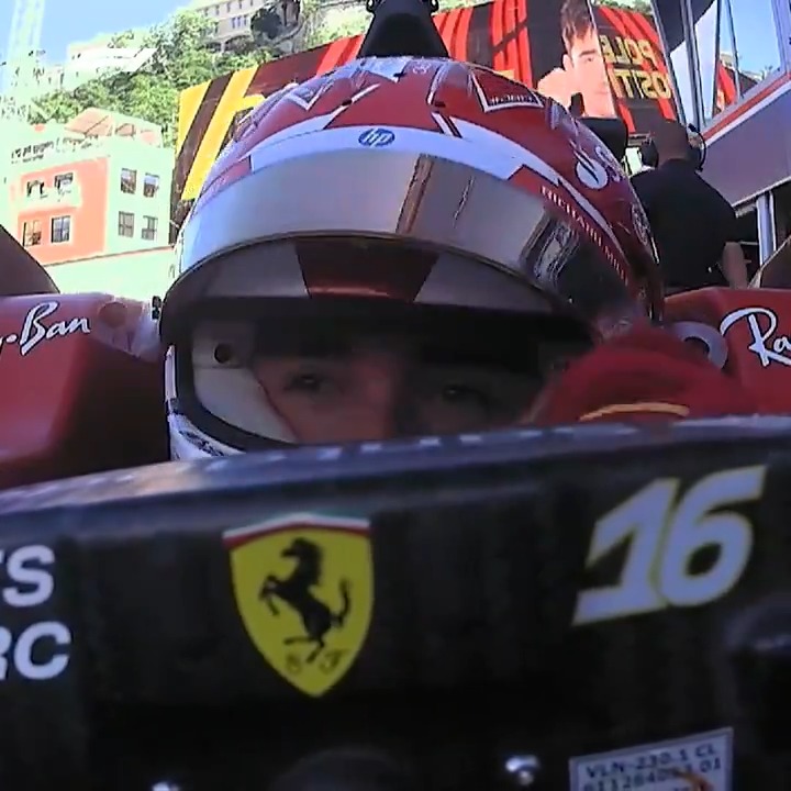 The home hero delivers! 💪 Charles Leclerc was a man on a mission in qualifying #F1 #MonacoGP