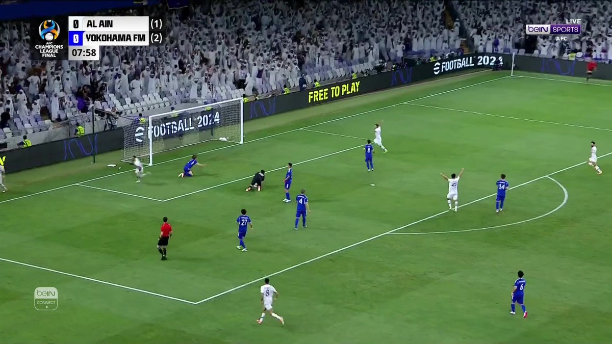 رحيمي يسجل الهدف الأول للعين #دوري_ابطال_اسيا #نهائي_دوري_أبطال_آسيا