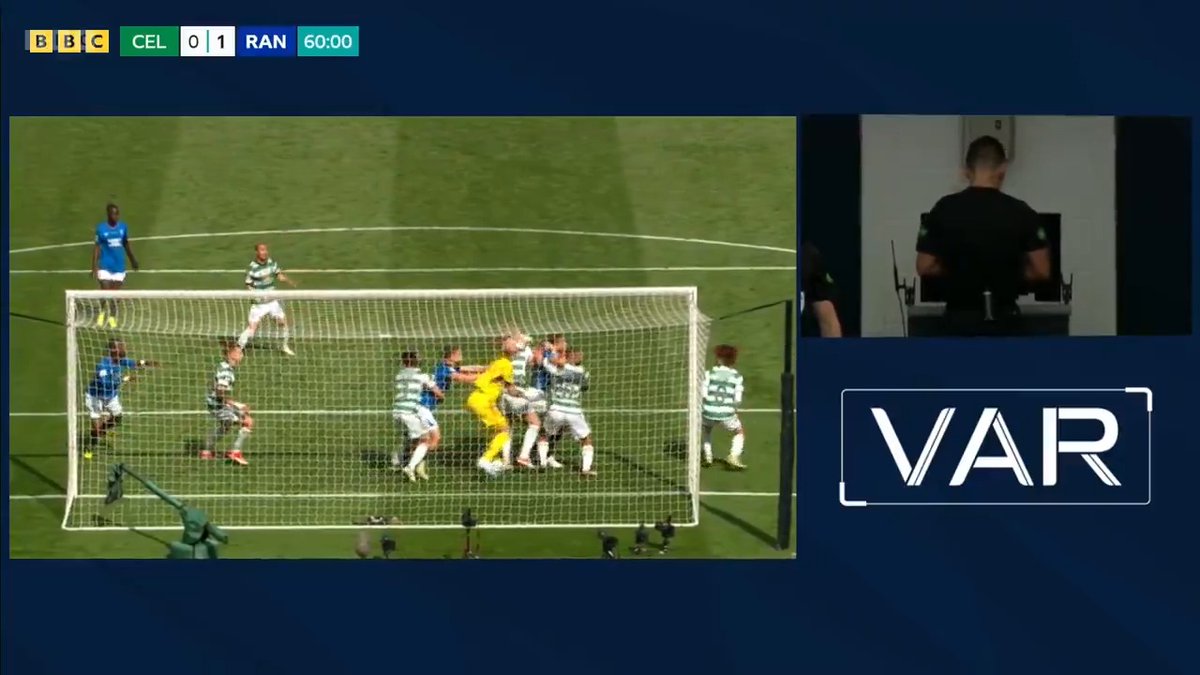 Does Raskin put his hands in Hart? Absolutely. Does he push him enough? Debatable. Does Taylor have both arms wrapped around Raskin (a foul) while the push takes place? YES. So why was only the push looked at Scottish FA?