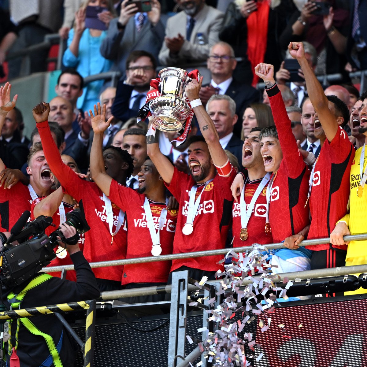 Your 2023/24 FA Cup winners... 🏆 MANCHESTER UNITED! 🏆 #MUFC || #FACupFinal