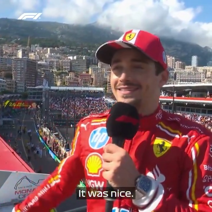 His third pole on the streets of his home town 🥇🥇🥇 Now Charles Leclerc is fully focused on completing the job tomorrow 👊 #F1 #MonacoGP