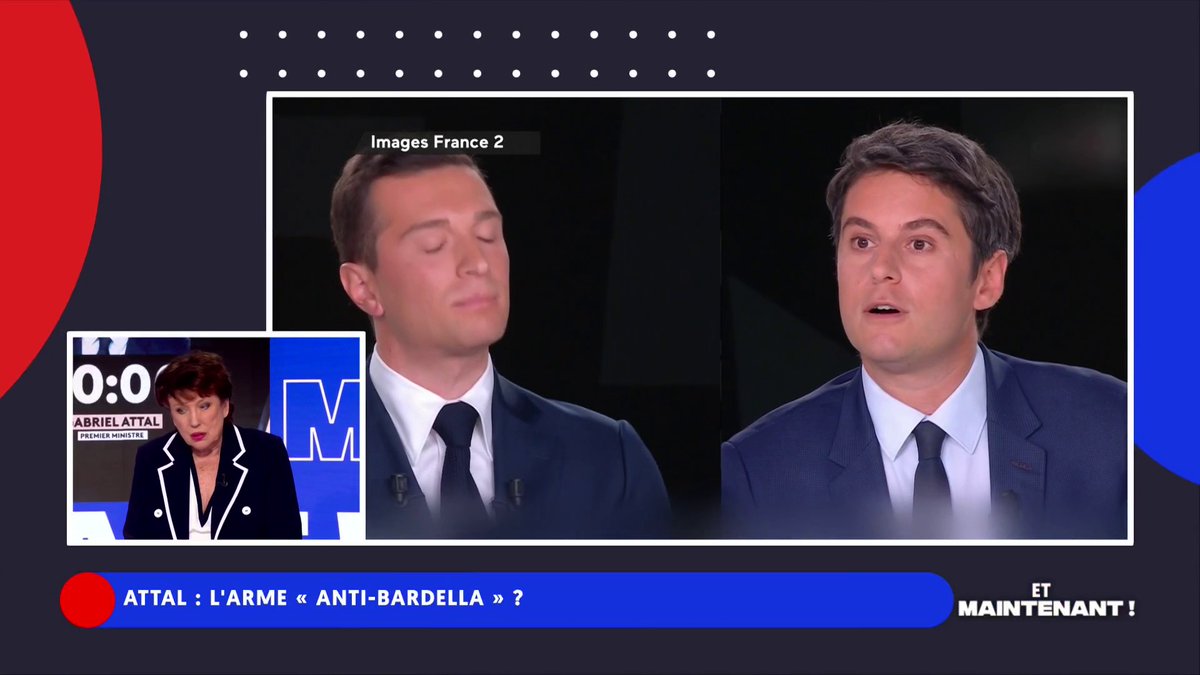 #Bardella « Comment quelqu’un d’aussi vide, d’aussi peu pertinent a-t-il pu créer une telle bulle médiatique autour de lui ? » #EtMaintenant Roselyne Bachelot
