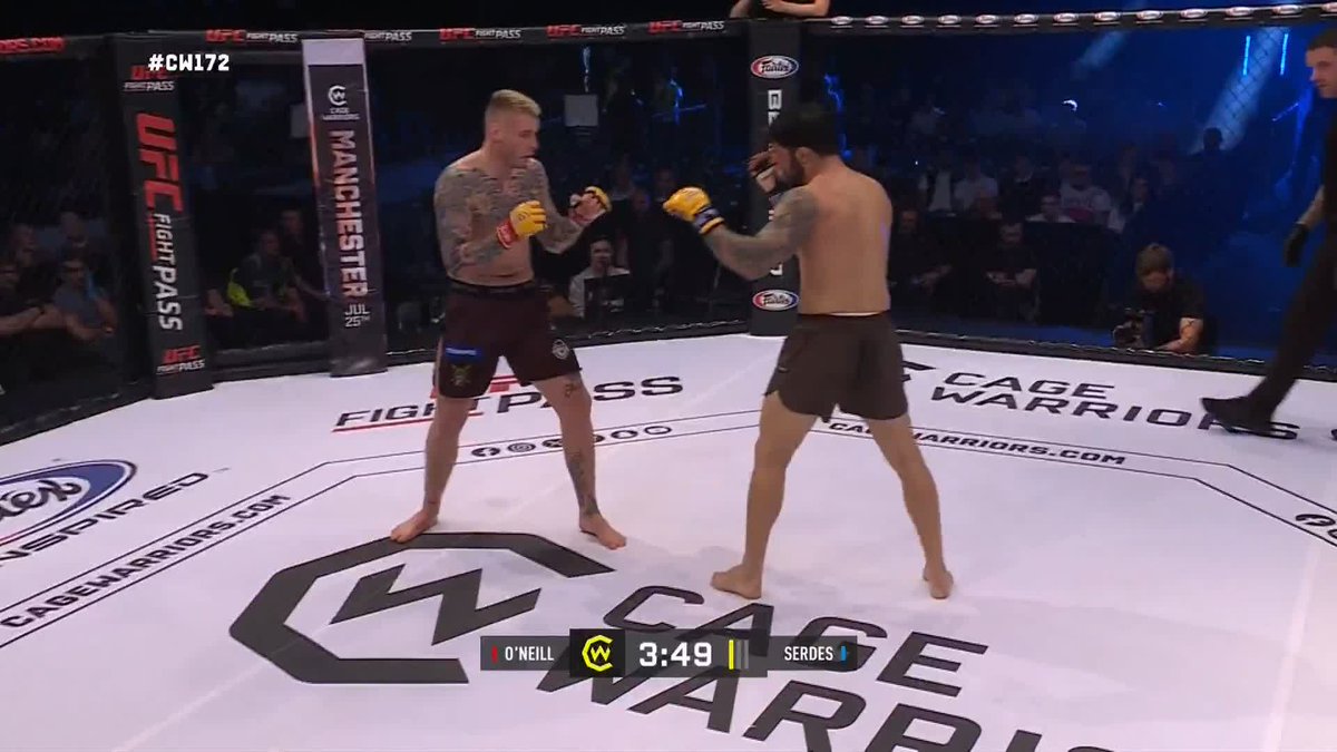 Opening fight body kick TKO??? Hey Cage Warriors, it's going to be a fun day. #CW172