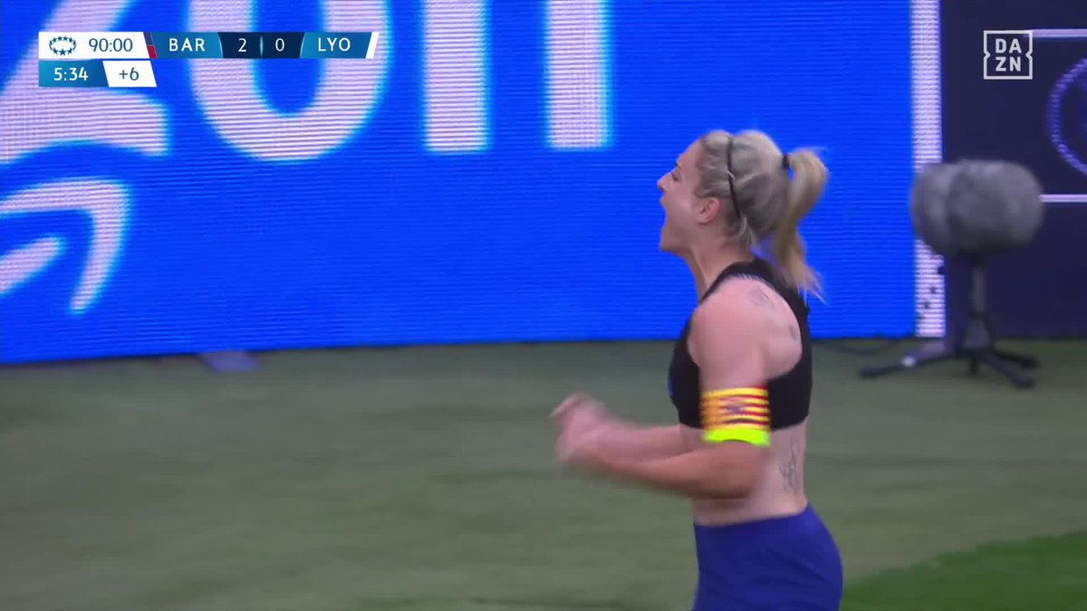 PORQUE ES LA REINA, porque nunca se fue, porque tenía reservado el final perfecto para otra GESTA del FC Barcelona Femení 👑🔵🔴 Alexia Putellas ES EL BARÇA Y LO HA VUELTO A HACER 🙌🏻 #DAZNUWCL ⚽ #UWCLFinal