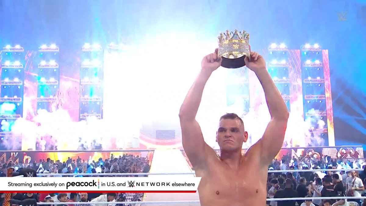 "At SummerSlam, I'm gonna become the World Heavyweight Champion" After outlasting Randy Orton to become King of the Ring, GUNTHER now sets his sights on the World Heavyweight Championship at #SummerSlam! #WWEKingAndQueen