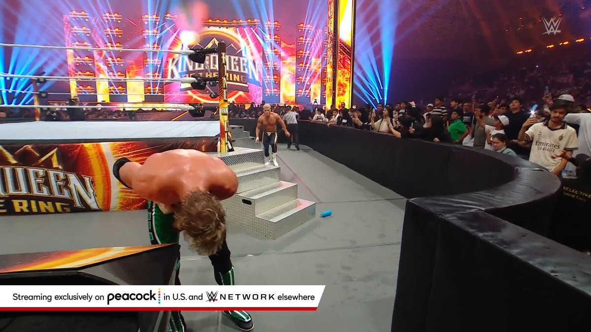 "You're nothing but a loser!" Michael Cole is LIVID after Logan Paul used some Brass Knuckles 😡 #WWEKingAndQueen
