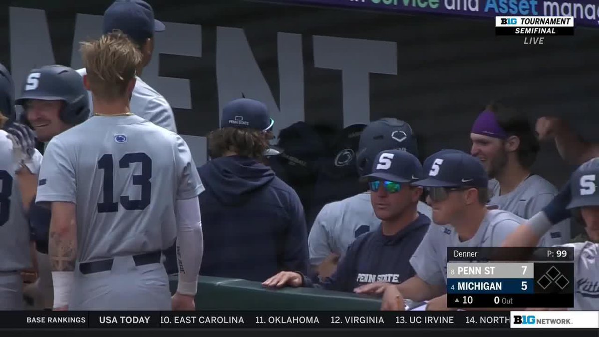 Cecere says, "See ya!" Adam Cecere destroys this one to give Penn State Baseball the lead in the 10th inning. #B1GBaseball