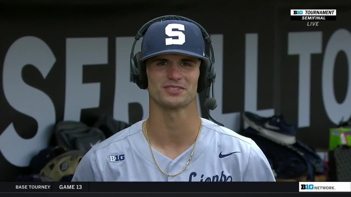 What does postseason baseball mean to guys in their final year? We have a feeling a lot of veterans know what Penn State Baseball star Adam Cecere is feeling. 👇 #B1GBaseball